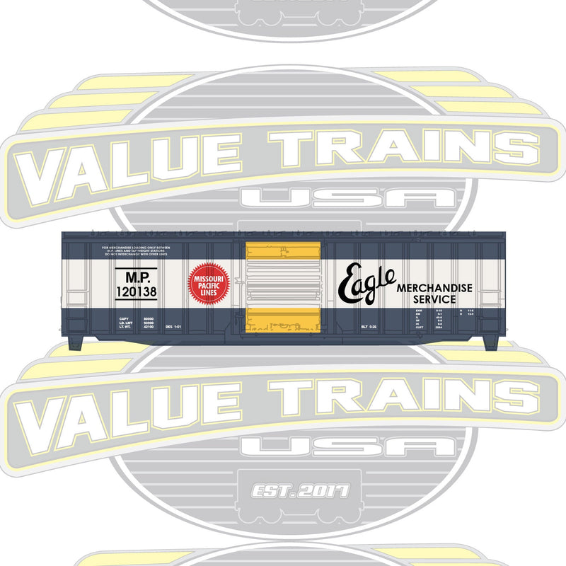 Value Trains USA HO 10063 Boxcar, Missouri Pacific Eagle