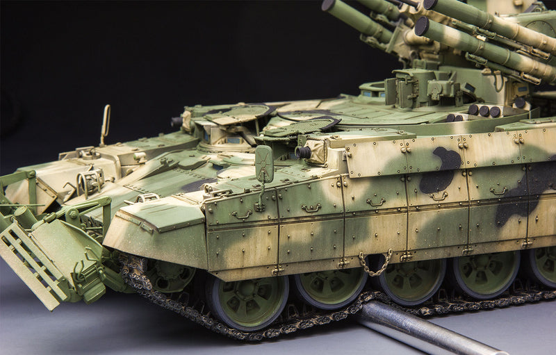 Meng-Model TS-010 RUSSIAN “TERMINATOR” FIRE SUPPORT COMBAT VEHICLE BMPT w/KMT-8 MINE CLEANING SYSTEM & EMT ELECTROMAGNETIC COUNTERMINE SYSTEM 1:35