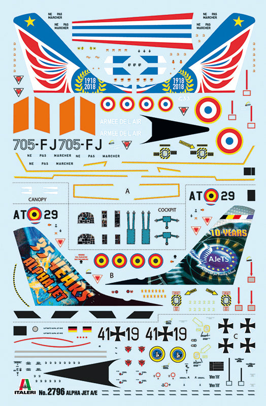 Italeri 2796 - SCALE 1 : 48 Alpha Jet A/E