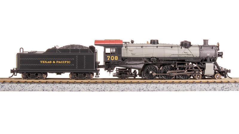 BLI 8010 Light Pacific 4-6-2, T&P 708, Gray Boiler, Paragon4 Sound/DC/DCC, N (NP)