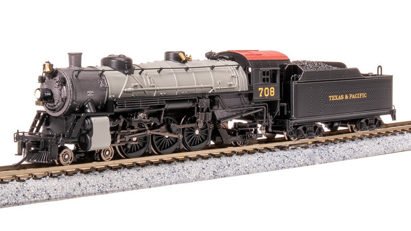 BLI 8010 Light Pacific 4-6-2, T&P 708, Gray Boiler, Paragon4 Sound/DC/DCC, N (NP)