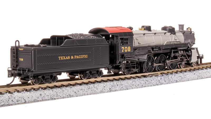 BLI 8010 Light Pacific 4-6-2, T&P 708, Gray Boiler, Paragon4 Sound/DC/DCC, N (NP)