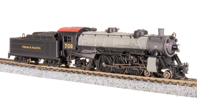 BLI 8010 Light Pacific 4-6-2, T&P 708, Gray Boiler, Paragon4 Sound/DC/DCC, N (NP)