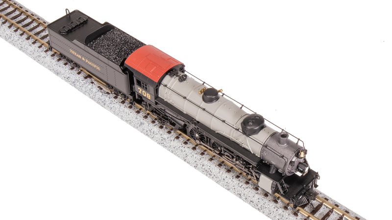 BLI 8010 Light Pacific 4-6-2, T&P 708, Gray Boiler, Paragon4 Sound/DC/DCC, N (NP)