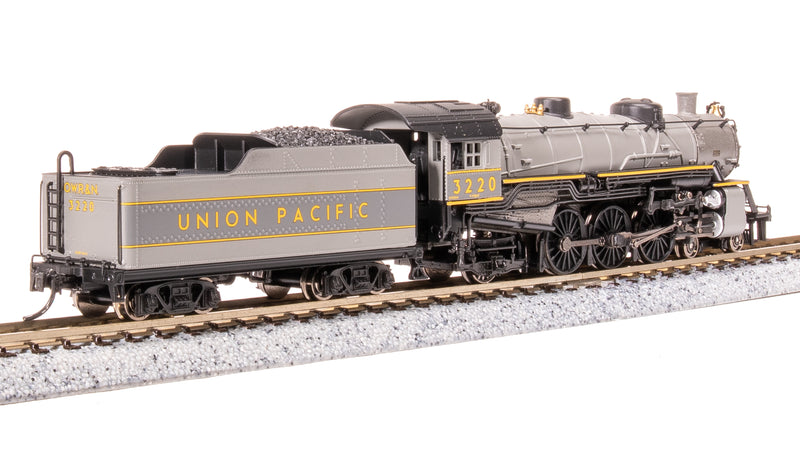 BLI 8014 Light Pacific 4-6-2, UP 3220, Two-tone Gray w/ Yellow, Paragon4 Sound/DC/DCC, N (NP)