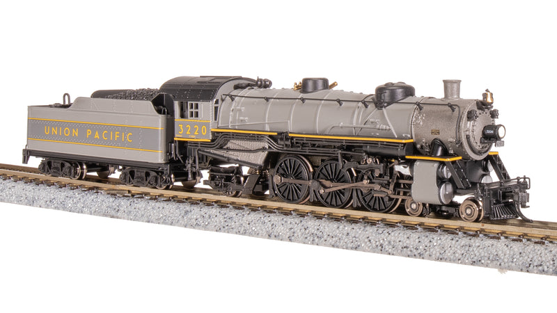 BLI 8014 Light Pacific 4-6-2, UP 3220, Two-tone Gray w/ Yellow, Paragon4 Sound/DC/DCC, N (NP)