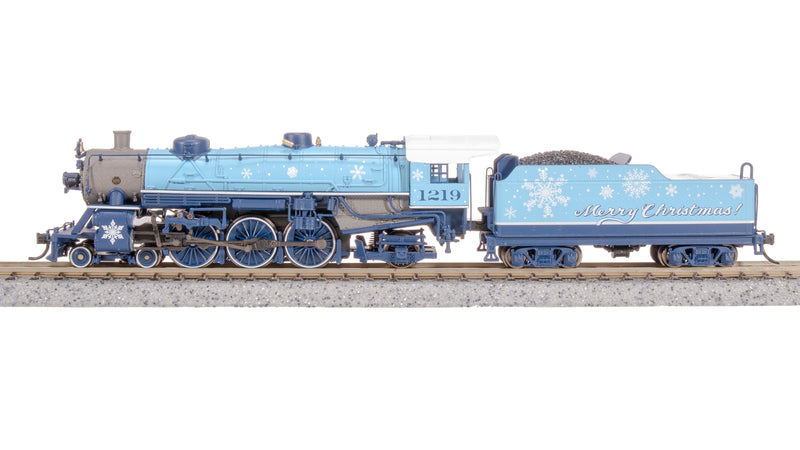 BLI 8015 Light Pacific 4-6-2, "Merry Christmas" Blue/White Scheme, Paragon4 Sound/DC/DCC, N (NP)