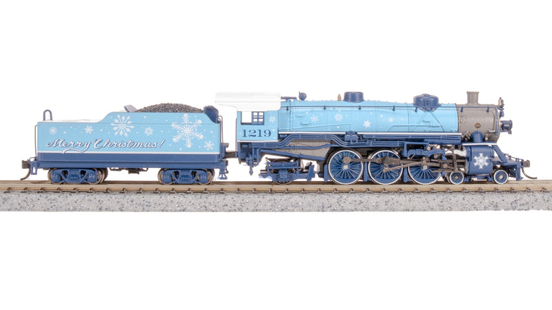 BLI 8015 Light Pacific 4-6-2, "Merry Christmas" Blue/White Scheme, Paragon4 Sound/DC/DCC, N (NP)