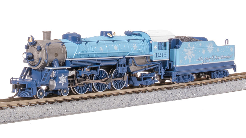 BLI 8015 Light Pacific 4-6-2, "Merry Christmas" Blue/White Scheme, Paragon4 Sound/DC/DCC, N (NP)