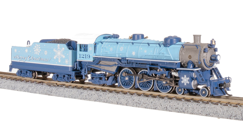 BLI 8015 Light Pacific 4-6-2, "Merry Christmas" Blue/White Scheme, Paragon4 Sound/DC/DCC, N (NP)