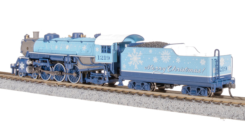 BLI 8015 Light Pacific 4-6-2, "Merry Christmas" Blue/White Scheme, Paragon4 Sound/DC/DCC, N (NP)