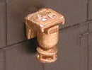 Cal-Scale HO 627 Graham White Electric Bell with Mounting Bracket, Lost Wax Brass Casting
