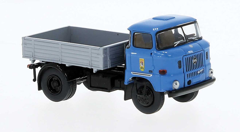 PREORDER Brekina Automodelle 71255 HO IFA W50 Zugmasc blue/gray