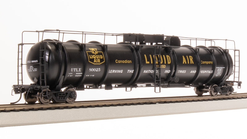 BLI 8038 Cryogenic Tank Car, UTLX Black, 2-Pack, HO