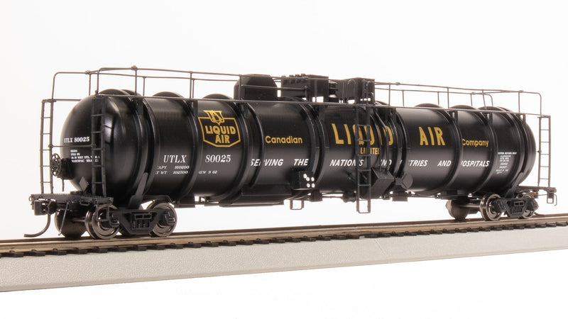 BLI 8038 Cryogenic Tank Car, UTLX Black, 2-Pack, HO