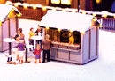 Noch 65610 Christmas Market Stall with Led Lights Kit