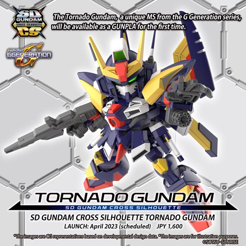 SD Gundam Cross Silhouette Tornado Gundam Model Kit 2657990