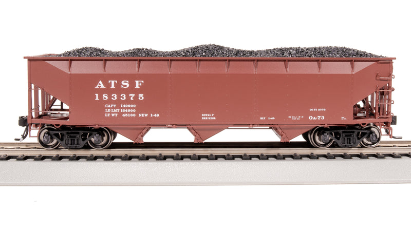 BLI 8100 AAR 70-ton Triple Hopper, ATSF (GA-73), 4-PACK, HO