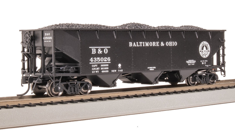 BLI 8103 AAR 70-ton Triple Hopper, B&O (W-7), 4-PACK, HO