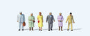 Preiser Kg 14090 Pedestrians -- pkg(6), HO