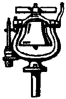 Cal-Scale HO BE-328 Steam Engine Bell with Bracket (Brass Casting), Air Ringer with Top Anti-Rotation Bar