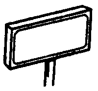 Cal-Scale HO 397 Diesel Numberboards (Brass Castings) (2), 3 Character