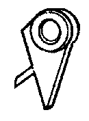 Cal-Scale HO 415 Nose Lift Rings, For F-Unit, 1 Pair