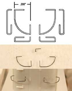 Cal-Scale HO 529 Grab Irons for RS Diesels, Corner (8)