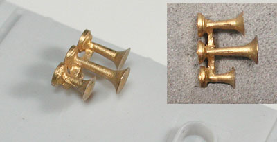 Cal-Scale HO 584 Air Horn (Unpainted Brass Casting), Nathan 3-Chime K3L (Canadian National Diesels)