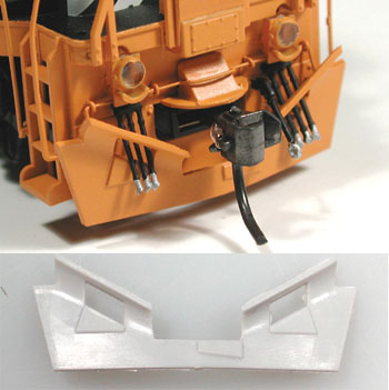Cal-Scale HO 587 Snow Plow (Plastic), Fits BC Rail Diesels