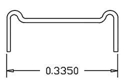 Cal-Scale HO 511 Grab Irons (.012" Wire), Ladder Grabs (12)