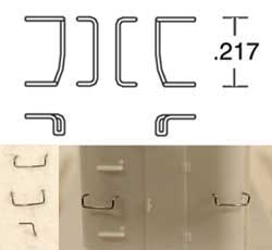 Cal-Scale HO 533 Grab Irons for RS Diesels, End Drop Style (8)