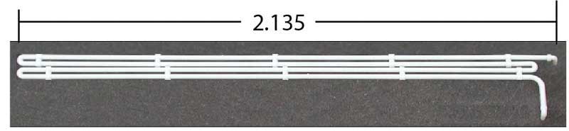 Cal-Scale HO 556 Roof Mounted Cooling Coil Pipe (Unpainted Plastic)
