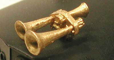 Cal-Scale HO 631 Leslie S3LR3 3-Chime Air Horn, Lost Wax Brass Casting