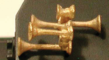 Cal-Scale HO 642 Nathan P5 P0345R1 5-Chime Air Horn, Lost Wax Brass Casting