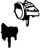 Cal-Scale HO HL-205 Steam Loco Headlight (Brass Castings), Pyle with Wing Style Numbeboards