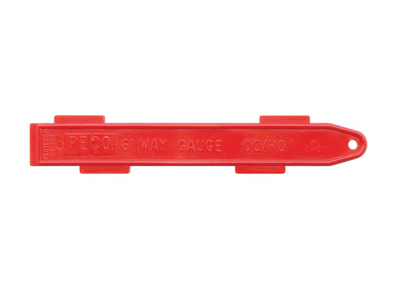 PREORDER Peco SL-36 HO 6' Track Spacing (Way) Gauge -- For Code 100 Parallel Straights & Curve Track Spacing, Plus Platform Height