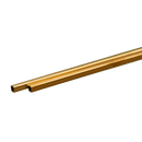 K & S Precision Metals 8150 Square Brass Tube 12" Long x .014 Wall x 3/32 OD (2 pieces)