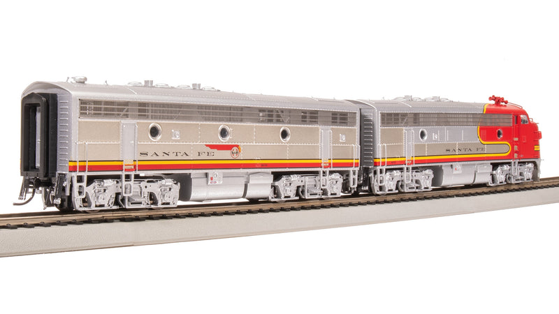 BLI 8160 EMD F3 A/B Set, ATSF 25L/25A, Warbonnet Scheme, 1960's Configuration, A-unit Paragon4 Sound/DC/DCC, Unpowered B, HO