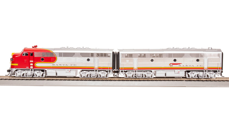 BLI 8160 EMD F3 A/B Set, ATSF 25L/25A, Warbonnet Scheme, 1960's Configuration, A-unit Paragon4 Sound/DC/DCC, Unpowered B, HO