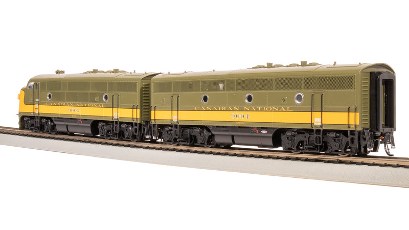 BLI 8161 EMD F3 A/B, CN 9003/9004, Olive Green & Imitation Gold, A-unit Paragon4 Sound/DC/DCC, Unpowered B-unit, HO