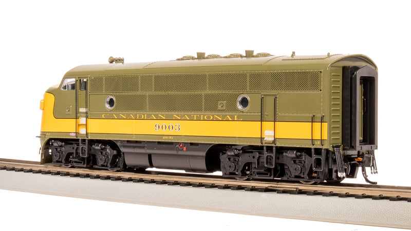 BLI 8161 EMD F3 A/B, CN 9003/9004, Olive Green & Imitation Gold, A-unit Paragon4 Sound/DC/DCC, Unpowered B-unit, HO