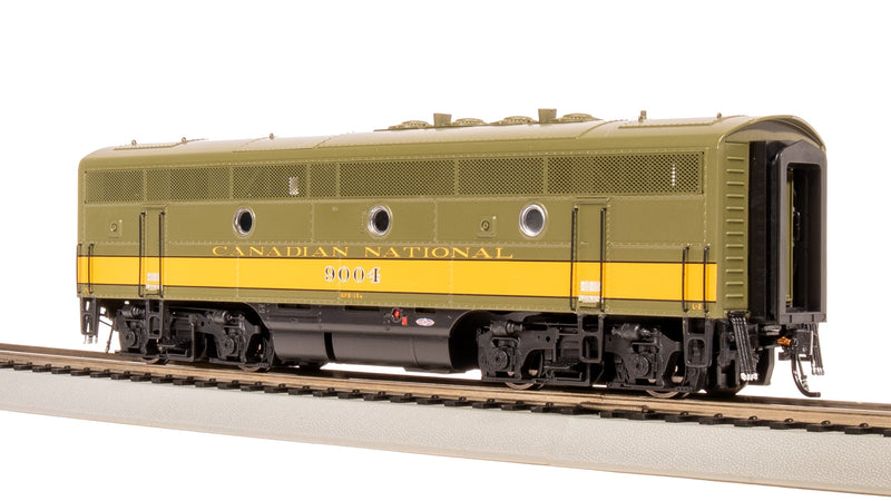 BLI 8161 EMD F3 A/B, CN 9003/9004, Olive Green & Imitation Gold, A-unit Paragon4 Sound/DC/DCC, Unpowered B-unit, HO