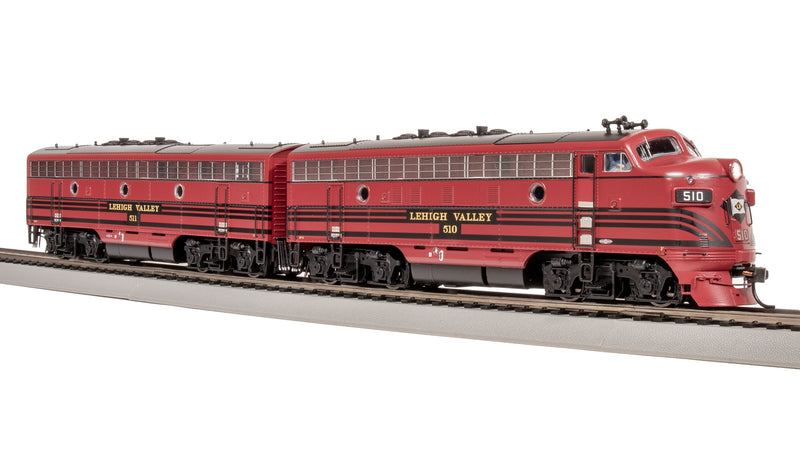 BLI 8163 EMD F3 A/B, LV 510/511, Cornell Red w/ Black Stripes, A-unit Paragon4 Sound/DC/DCC, Unpowered B, HO