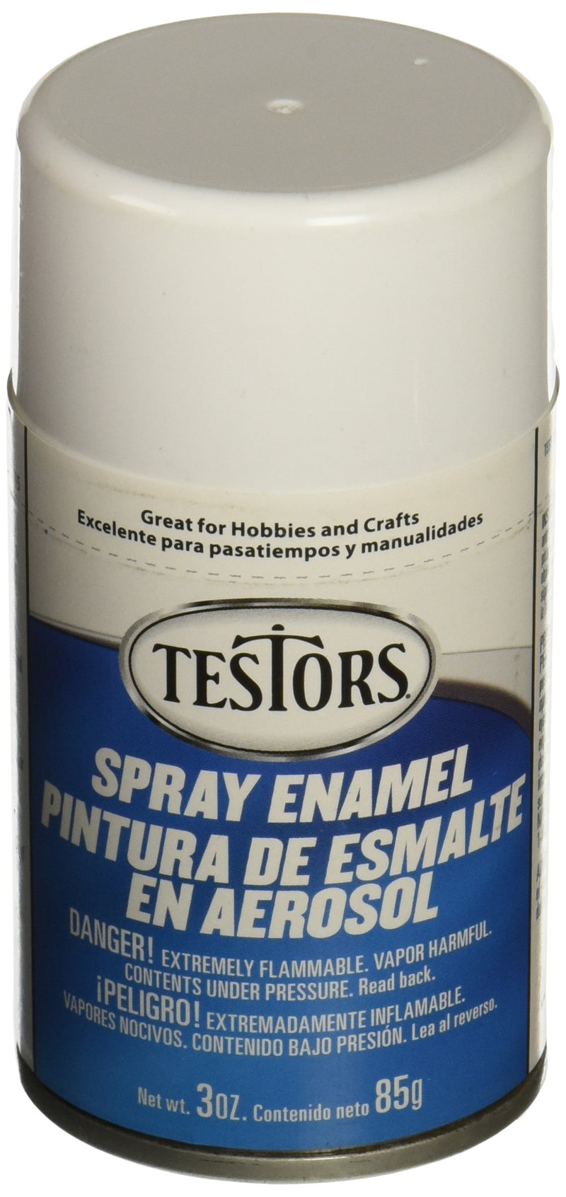 Rust-oleum 1245T Testors Enamel Spray, Gloss White (3oz)