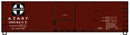 PREORDER Accurail HO 81781 40' Double Sheath Wood Box Car, Atchison Topeka & Santa Fe