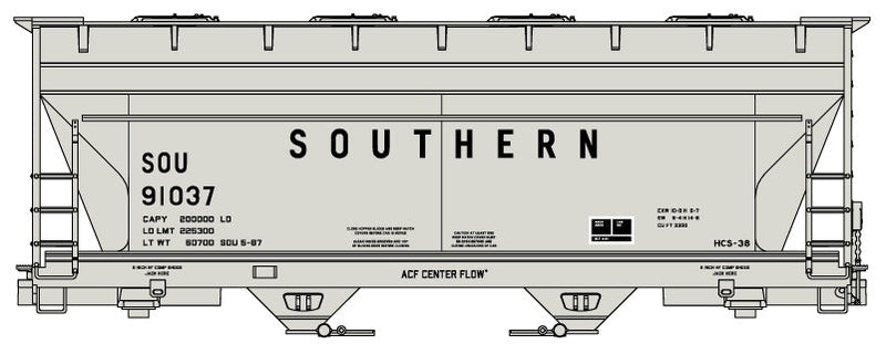 PREORDER Accurail HO 81871 2-Bay ACF Hopper, Norfolk Southern