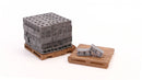 All Scale Miniatures 1600818 Cinder Block -- pkg(5), N Scale