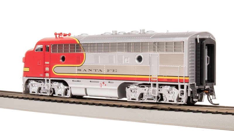 BLI 8190 EMD F7 A/B Set, ATSF 328L/328A, Warbonnet Scheme, 1950's Details, A-unit Paragon4 Sound/DC/DCC, Unpowered B, HO