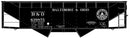 PREORDER Accurail HO 81902 50T 2 Bay Hopp B&O 639875